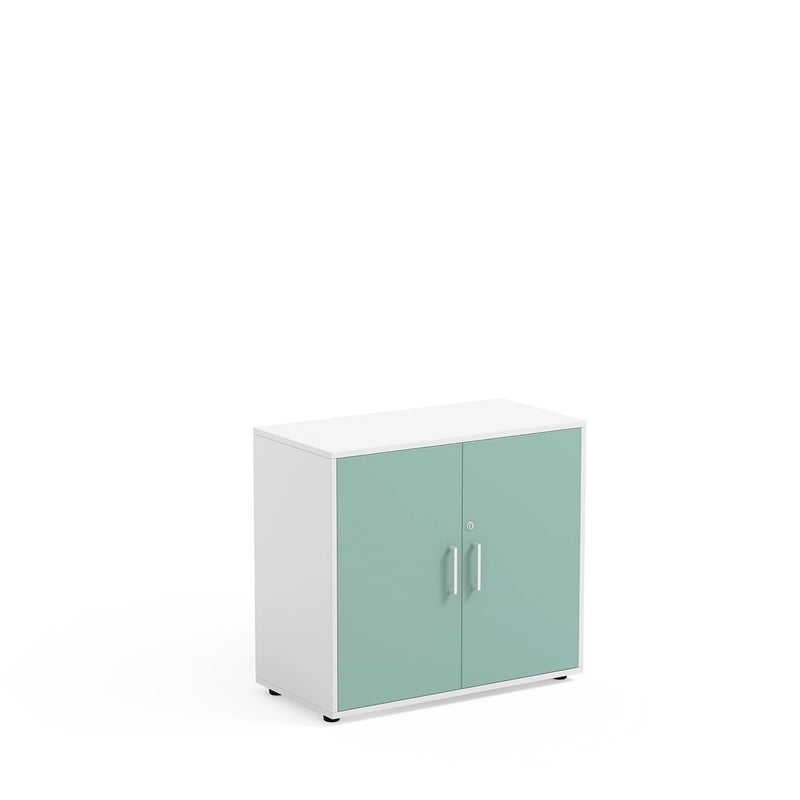 ADA - Cabinet with 2 inner compartments and 2 doors White with lock and key