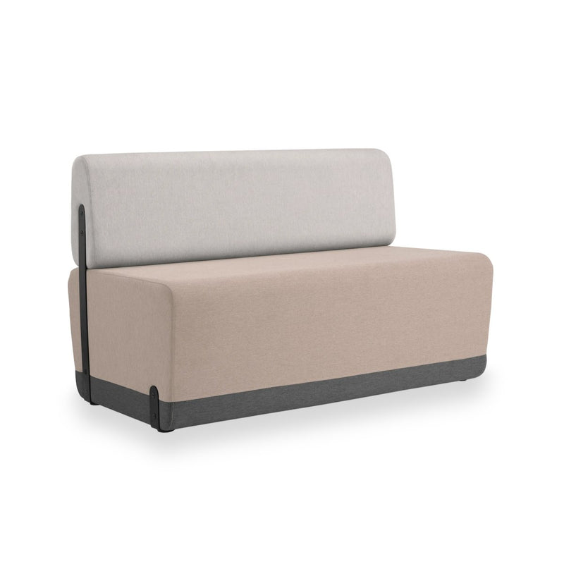 KALIN RECTANGLE COMPLETE - Upholstered straight sofa – Top color Sand Dune.