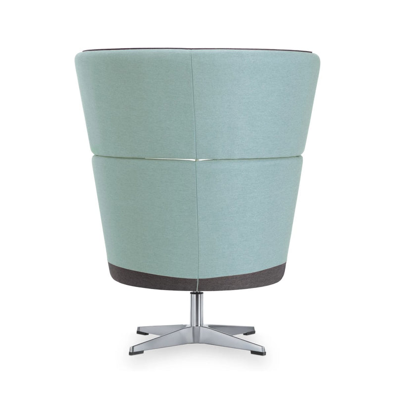 MANNY LARGE - High Armchair – Upholstered+cushion – Top color Sage Mint