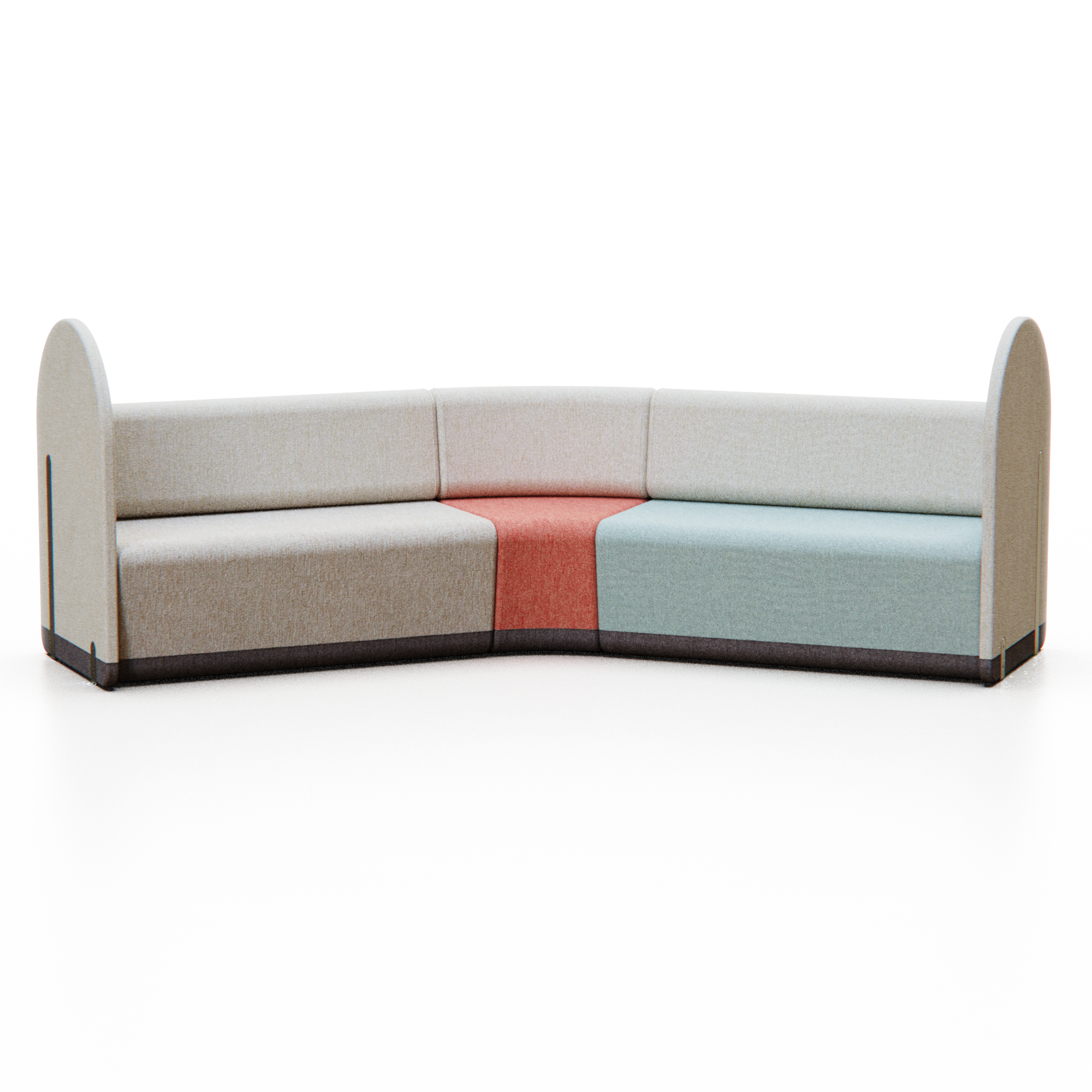 KALIN DIVIDER - Upholstered divider– Linen Cream