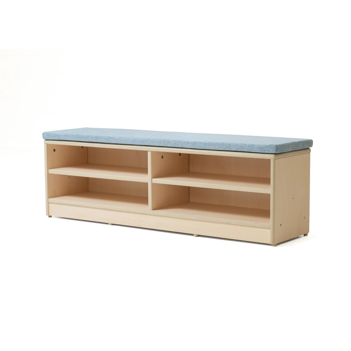 PLUM - Storage bank PLYWOOD with upholstered cushion