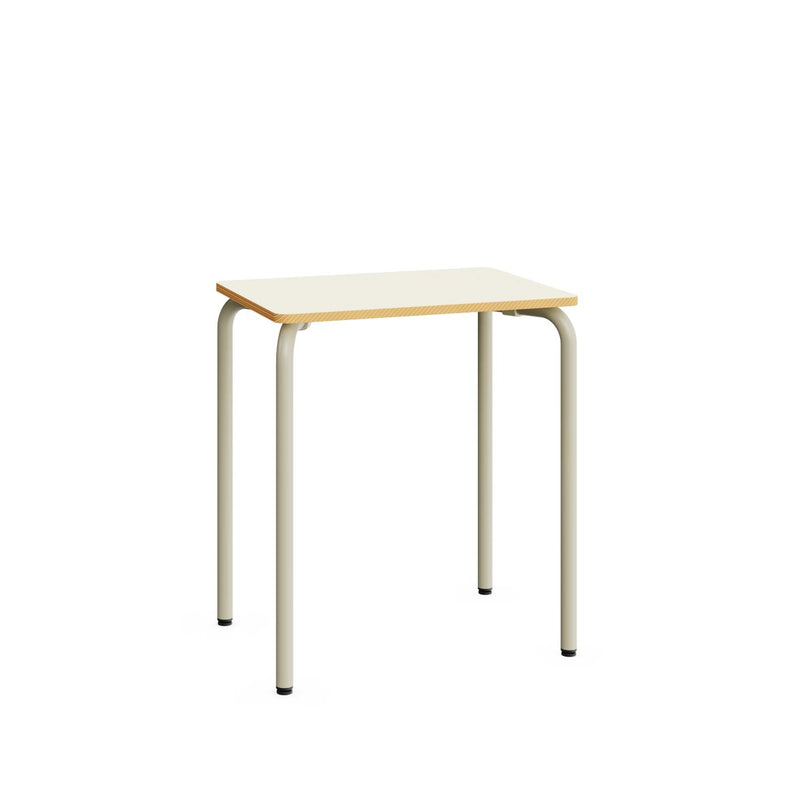 Table Square. Maple White- Warm Grey. Size 4