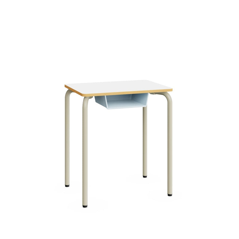 SQUARE Table – Warm Grey – White – Size 6