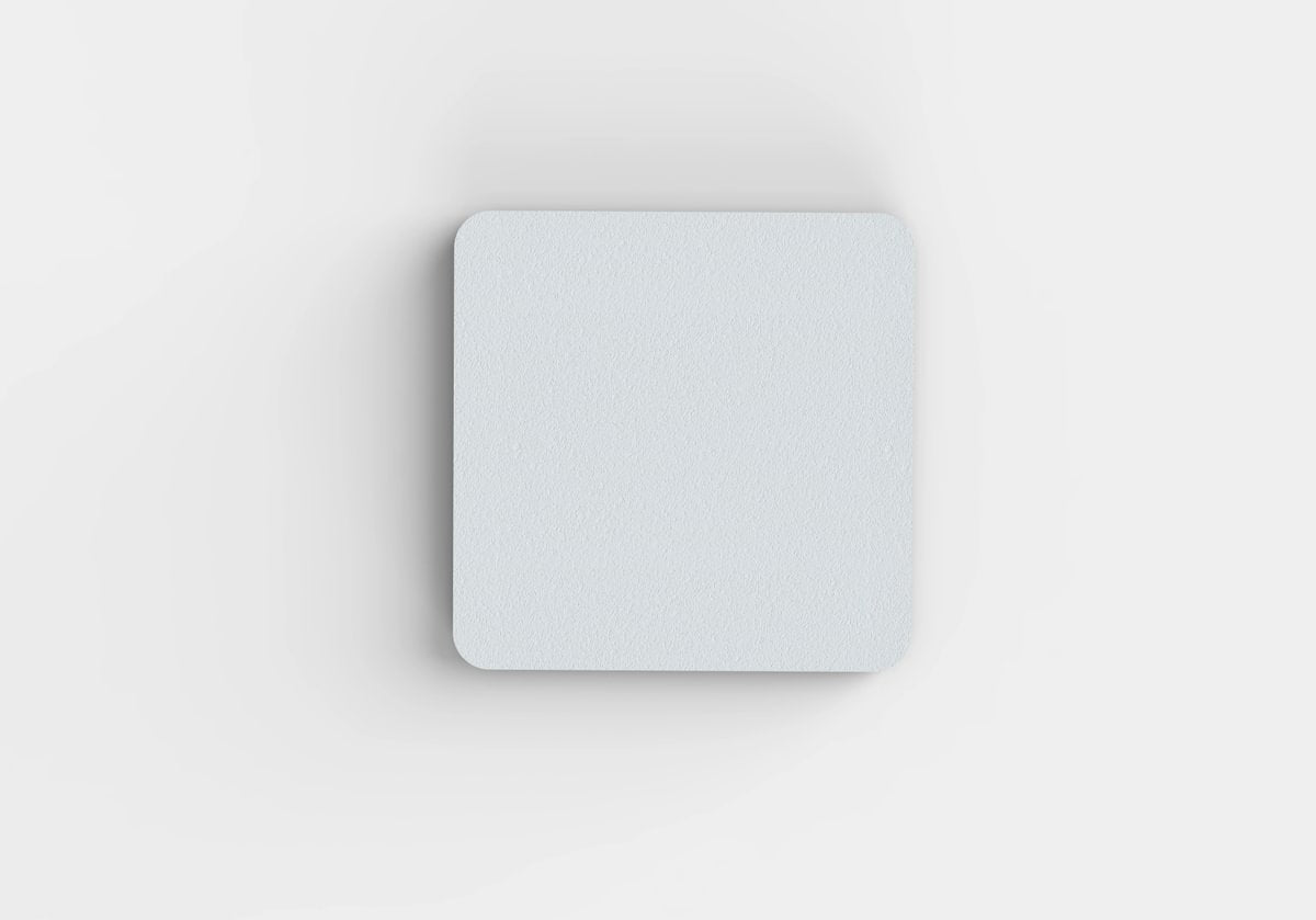 VELVET - Square acoustic panel, 8 un. Warm gray