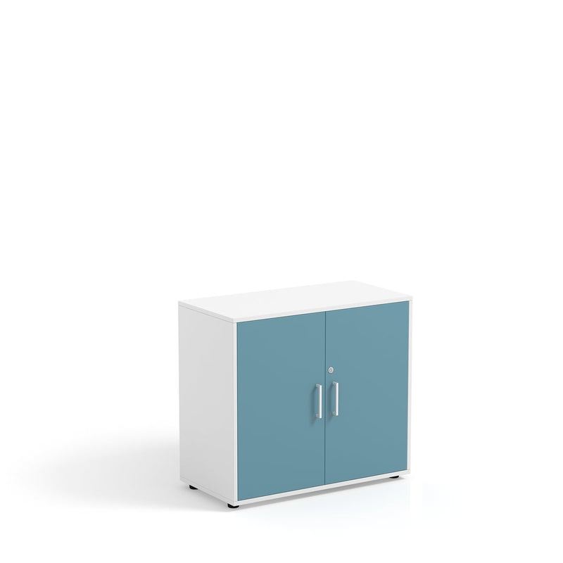ADA - Cabinet with 2 inner compartments and 2 doors navy blue with lock and key