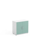 ADA - Cabinet Maple White with 2 inner compartments and 2 doors terracota with lock and key