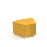 ANGLE - Angle-shaped sofa. Wooden structure. Foam PVC leather. Grey