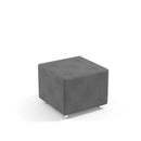 CUBE - Cube-shaped sofa. Wooden structure. Foam PVC leather. Ochre