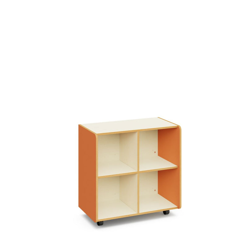 DO – Tiered Tall Cabinet – White Maple Interior – White Maple Exterior Finish