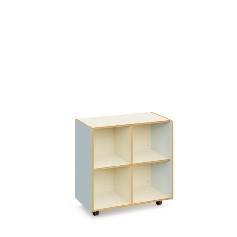 DO – Tiered Tall Cabinet – White Maple Interior – White Maple Exterior Finish