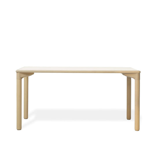 ELDER - Infantil rectangular table 120x60cm PLYWOOD tabletop WHITE - T2