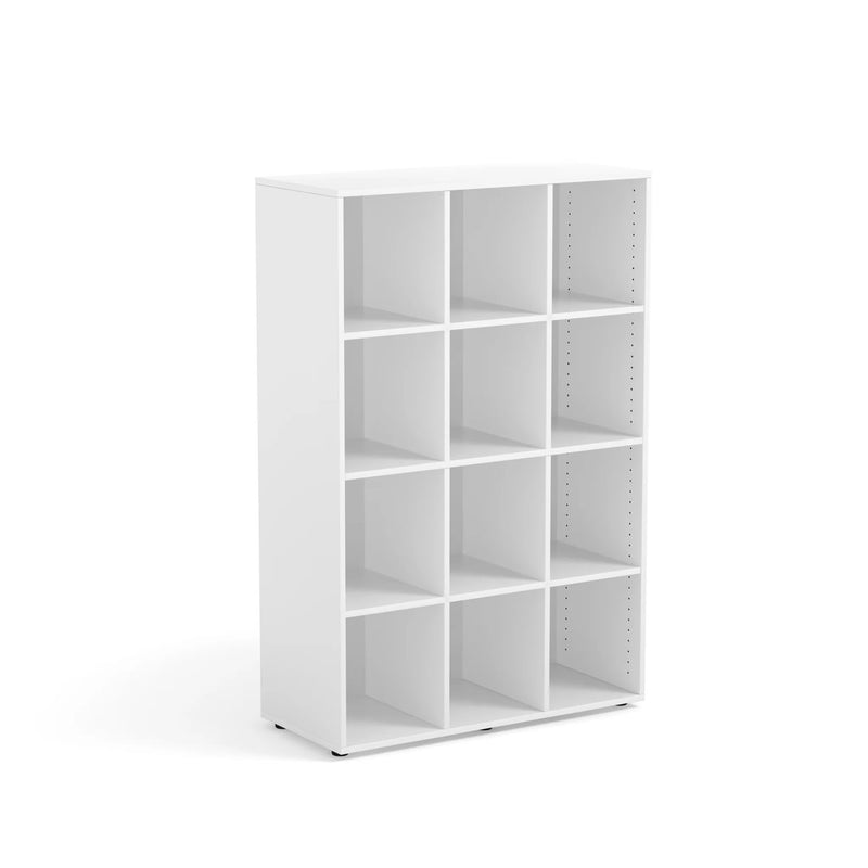 ELSA - Cabinet Maple White with 12 compartments.