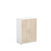 EMMY - Cabinet with 3 inner compartments and 2 doors mint green with lock