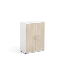 EMMY - Cabinet with 3 inner compartments and 2 doors mint green with lock