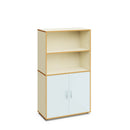 FLORA - Cabinet with 2 upper, 2 inner compartments and 2 doors Terracota, with lock