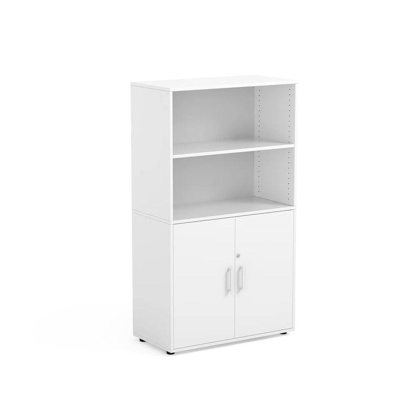 FLORA - Cabinet with 2 upper, 2 inner compartments and 2 doors navy blue with lock