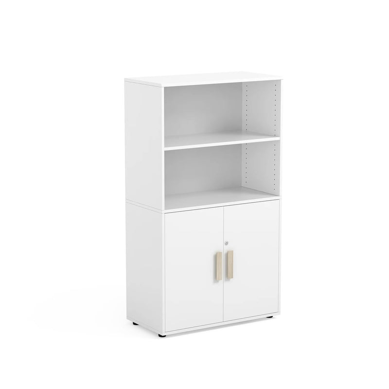 FLORA - Cabinet with 2 upper, 2 inner compartments and 2 doors navy blue with lock