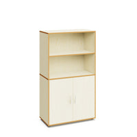 FLORA - Cabinet with 2 upper, 2 inner compartments and 2 doors Terracota, with lock