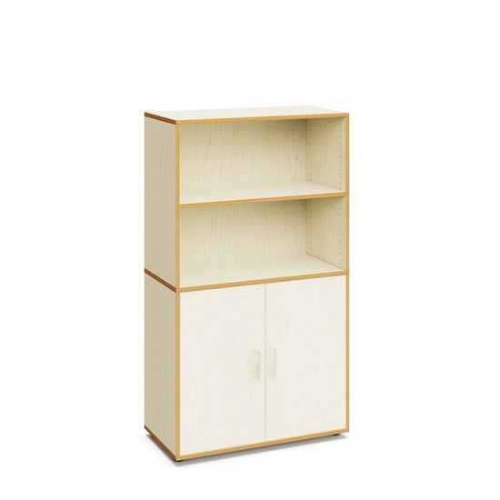 FLORA - Cabinet with 2 upper, 2 inner compartments and 2 doors Blue Glaciar with lock