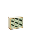 GRACE - Cabinet with 21 Turquoise small trays