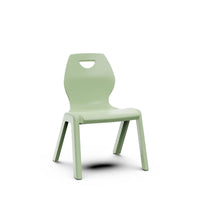 INA - Moulded recycled plastic chair. Light green. Size 2