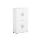 INGE - Cabinet with 4 inner compartments and 4 doors navy blue with lock