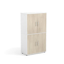 INGE - Cabinet with 4 inner compartments and 4 doors navy blue with lock