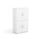 INGE - Cabinet Maple White with 4 inner compartments and 4 doors Terracota, with lock