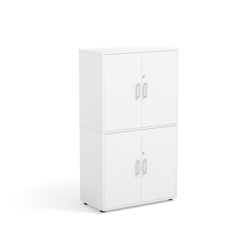 INGE - Cabinet with 4 inner compartments and 4 doors White with lock