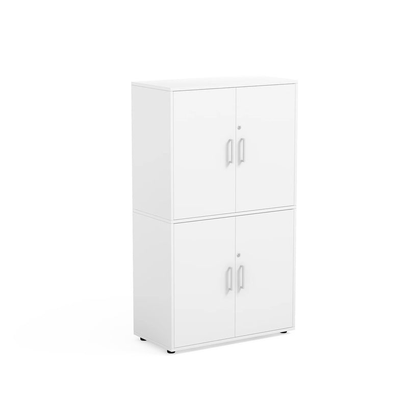 INGE - Cabinet with 4 inner compartments and 4 doors navy blue with lock