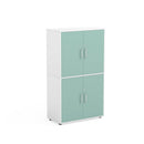 INGE - Cabinet with 4 inner compartments and 4 doors White with lock