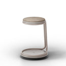 JON - Swing stool with rounded base. Stackable. Green mint