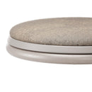 JON - Swing stool with rounded base. Stackable. Green mint