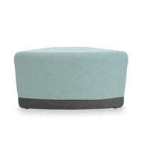 KALIN CURVED - Upholstered curved sofa – Top color  Sage Mint