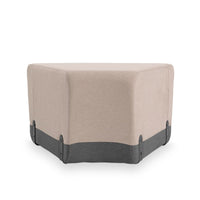KALIN CURVED - Upholstered curved sofa – Top color Sand Dune