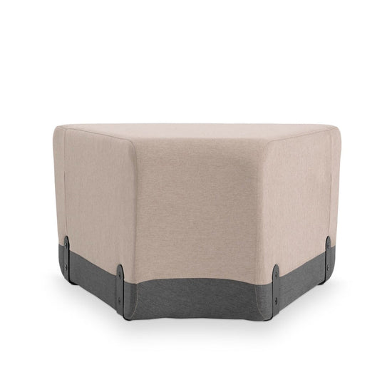 KALIN CURVED - Upholstered curved sofa – Top color Sand Dune