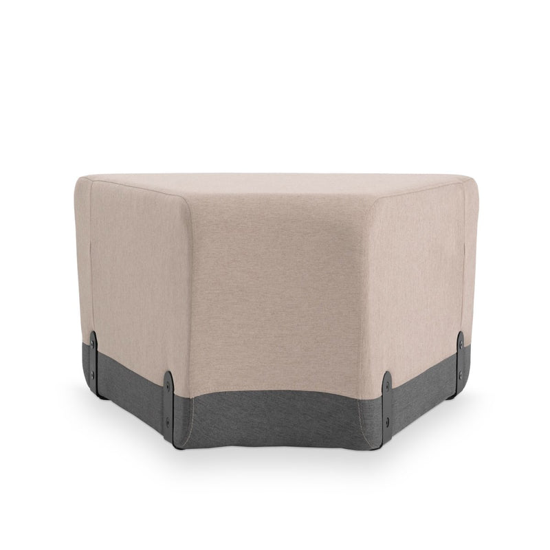 KALIN CURVED - Upholstered curved sofa – Top color Sand Dune