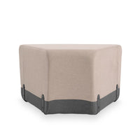 KALIN CURVED - Upholstered curved sofa – Top color Sand Dune
