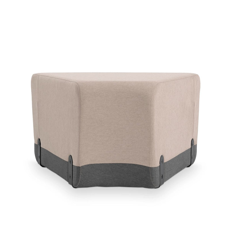 KALIN CURVED - Upholstered curved sofa – Top color Sand Dune