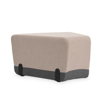 KALIN CURVED - Upholstered curved sofa – Top color Sand Dune