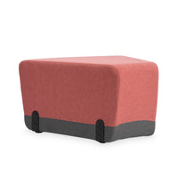 KALIN CURVED - Upholstered curved sofa – Top color Terracotta Bloom