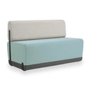 KALIN RECTANGLE COMPLETE - Upholstered straight sofa – Top color Sage Mint.