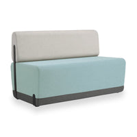 KALIN RECTANGLE COMPLETE - Upholstered straight sofa – Top color Sage Mint.