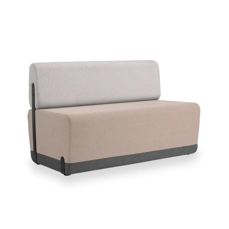 KALIN RECTANGLE COMPLETE - Upholstered straight sofa – Top color Sand Dune.