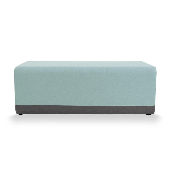 KALIN RECTANGLE - Upholstered straight sofa – Top color  Sage Mint