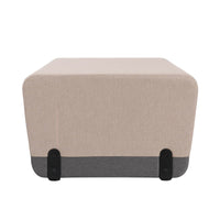 KALIN RECTANGLE - Upholstered straight sofa – Top color Sand Dune
