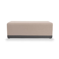 KALIN RECTANGLE - Upholstered straight sofa – Top color Sand Dune