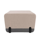 KALIN RECTANGLE - Upholstered straight sofa – Top color Sand Dune