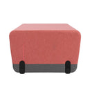 KALIN RECTANGLE - Upholstered straight sofa – Top color Terracotta Bloom