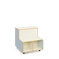 KIDO – Double-Height Tiered Cabinet – White Maple Interior – White Maple Exterior Finish